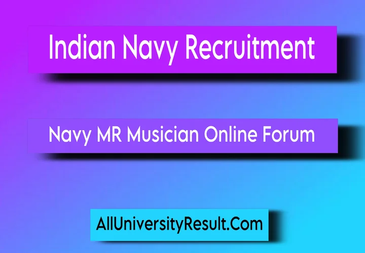 Indian Navy MR Musician Recruitment 2024